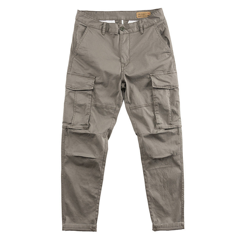 Simple Multi-pocket Men's Labor Protection Pants