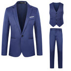Men's Business Casual Men's Clothing Vest Suit Suit