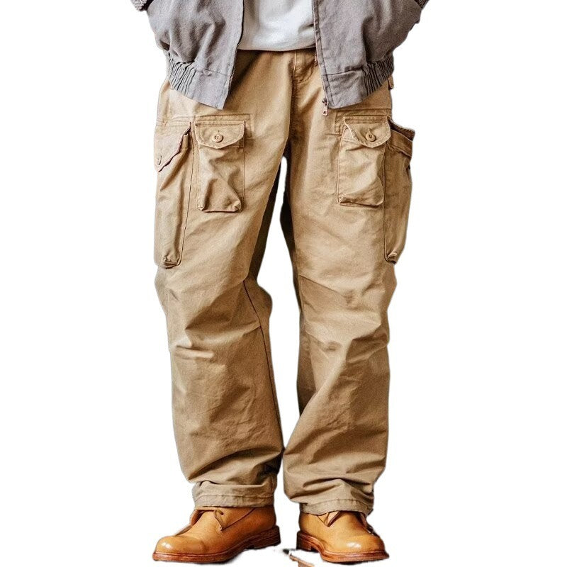 Men's Multi-pocket Cargo Pants Autumn Mechanical Style All-matching Casual