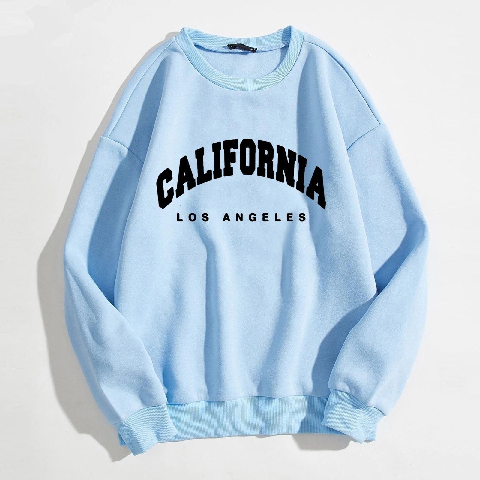 Womens Hoodies Long Sleeve Graphic California Letters Print