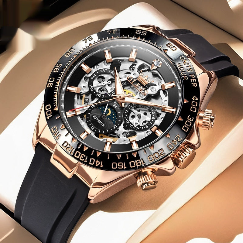 Automatic Mechanical Men's Watch Multi-function Men's Watch