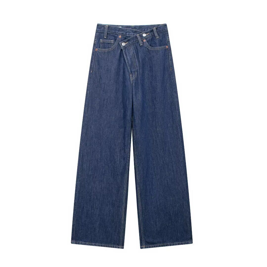 High Waist Wide Leg Jeans Daily Comfortable, Casual And Versatile