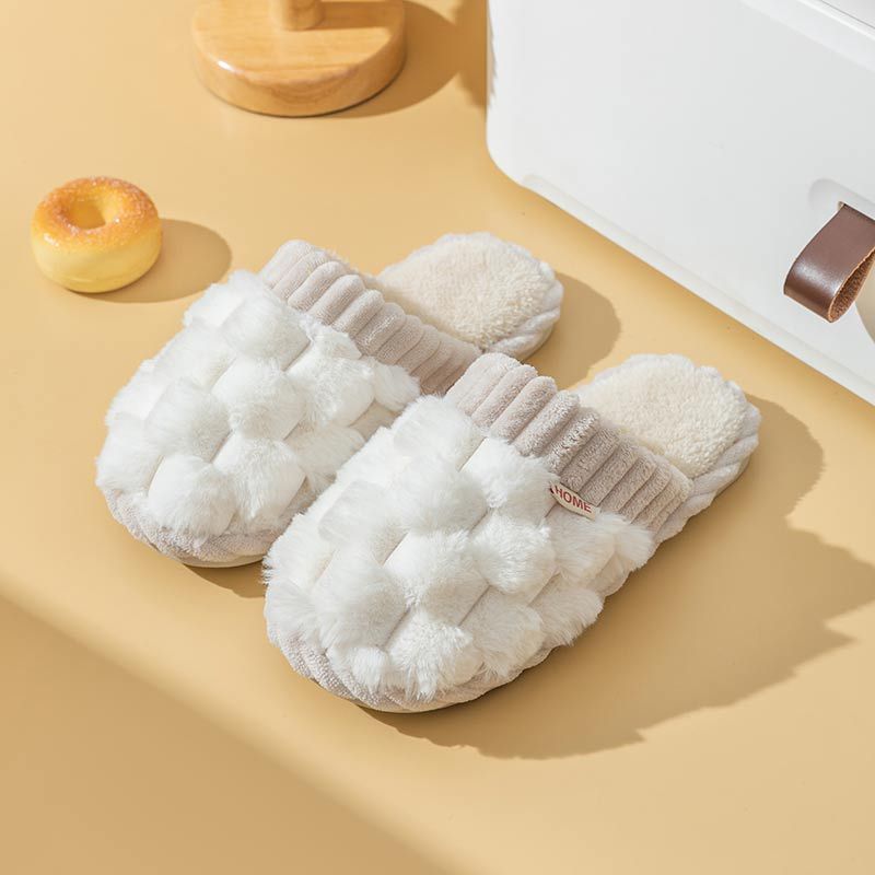 Cotton Slippers Women's Winter Home