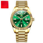 Luminous Waterproof Business Steel Belt Wrist Watch