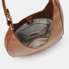 Semicircle One-shoulder PU Leather Crossbody Women's Tote Bag