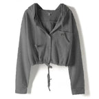Thin Cardigan Jacket Loose Slimming Long Sleeves Top
