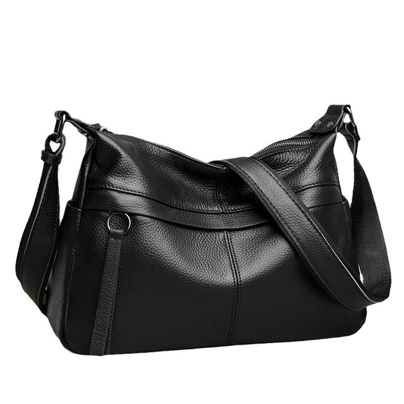 First Layer Leather One-shoulder Crossbody Female European And American Style