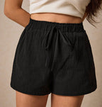 Solid Color Casual Shorts Summer Loose All-matching Pants