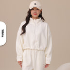 Aoli Velvet Sports Jacket For Women Loose Lapel Yoga