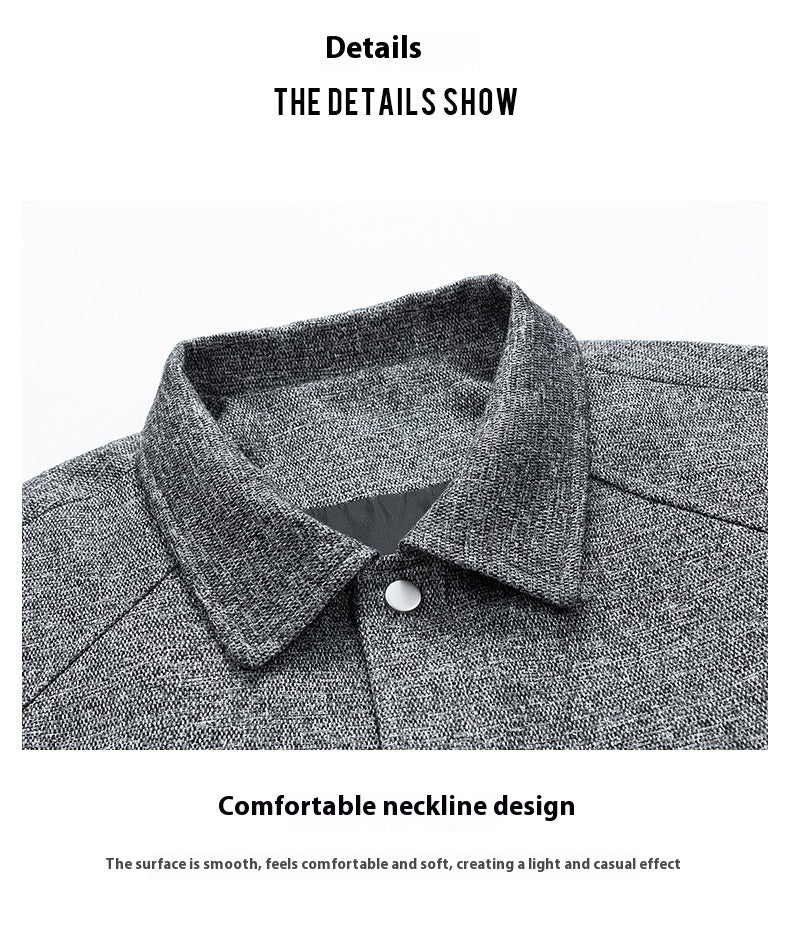 Korean Coat Men's Matching Top