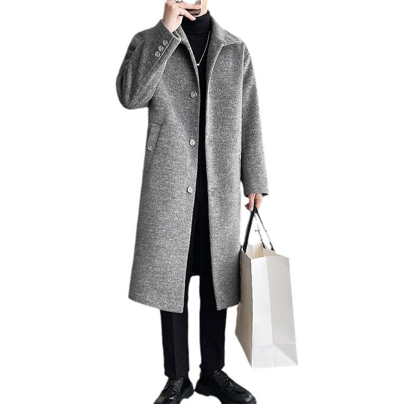 Winter Overknee Long Cotton And Thickening Woolen Coat